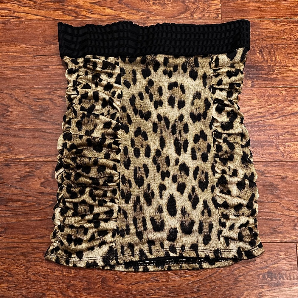 Forever 21 Animal Print Mini Skirt